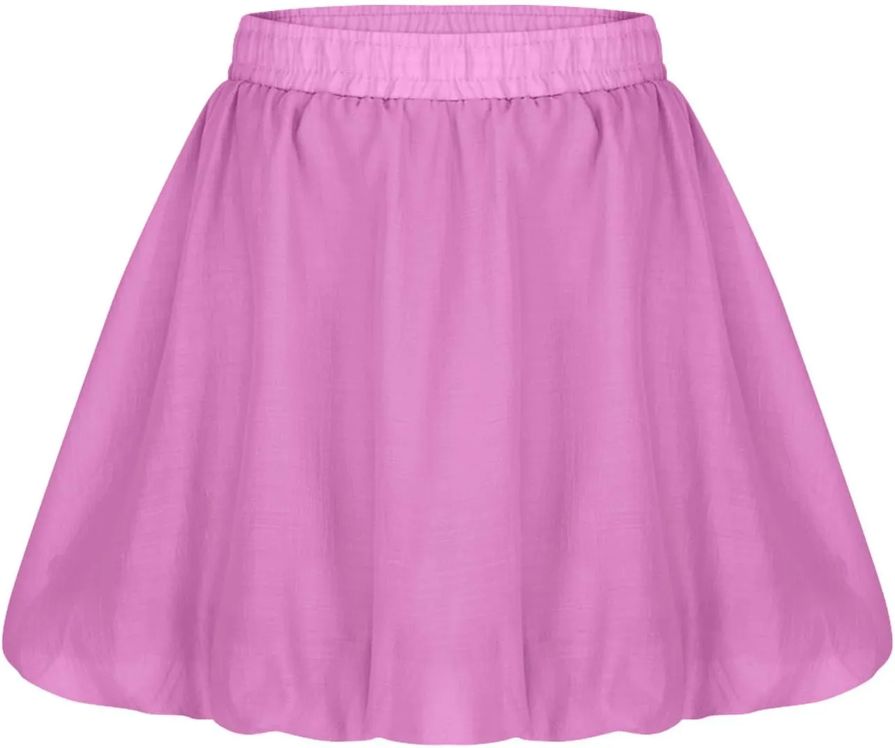 2025 Bubble Skirt for Women Boho High Waisted Ruffled Cute Casual Dressy Mini Skorts Summer Going Out Bloomer