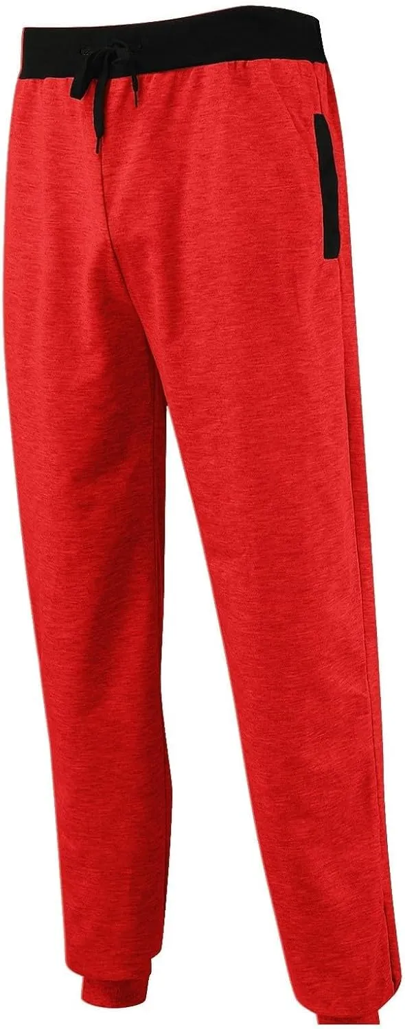 Athletic Sports Joggers for Men Drawstring Chino Cargo Pants Hiking Outdoor Relaxed Fit Sweatpants with Pockets