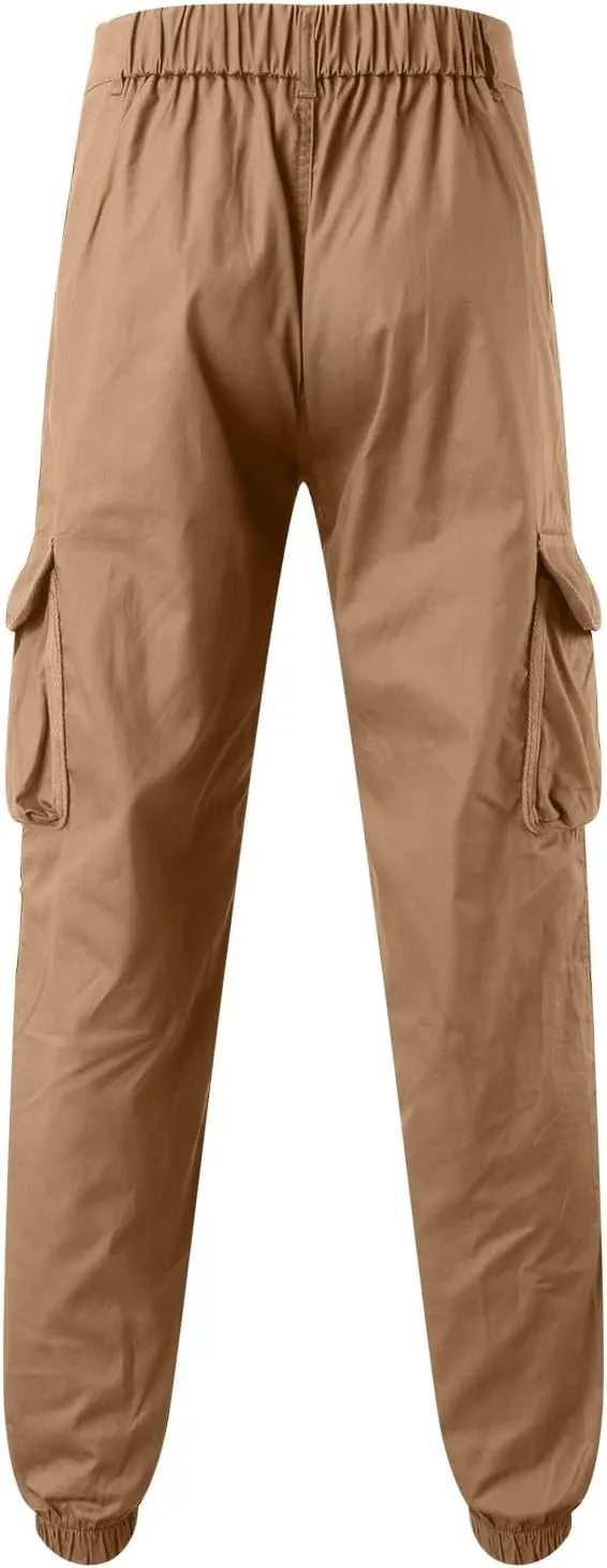 Baggy Jeans Men Winter High Street Fashion Leisure Loose Sports Running Solid Color Lace Up Pants Sweater Pants para