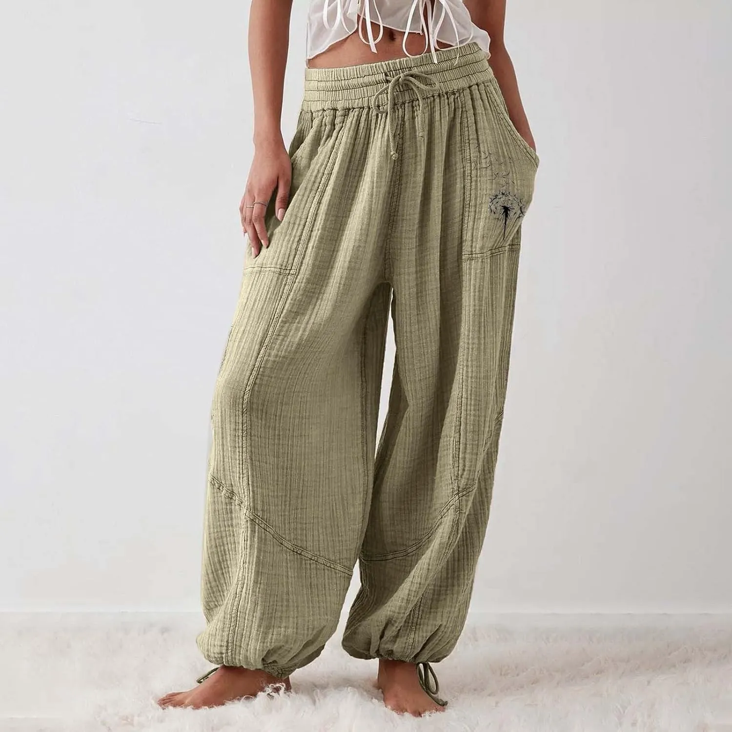Baggy Sweatpants for Women Baggy Sweatpants High Waisted Joggers Pants Athletic Trousers with Jogging Leggings for