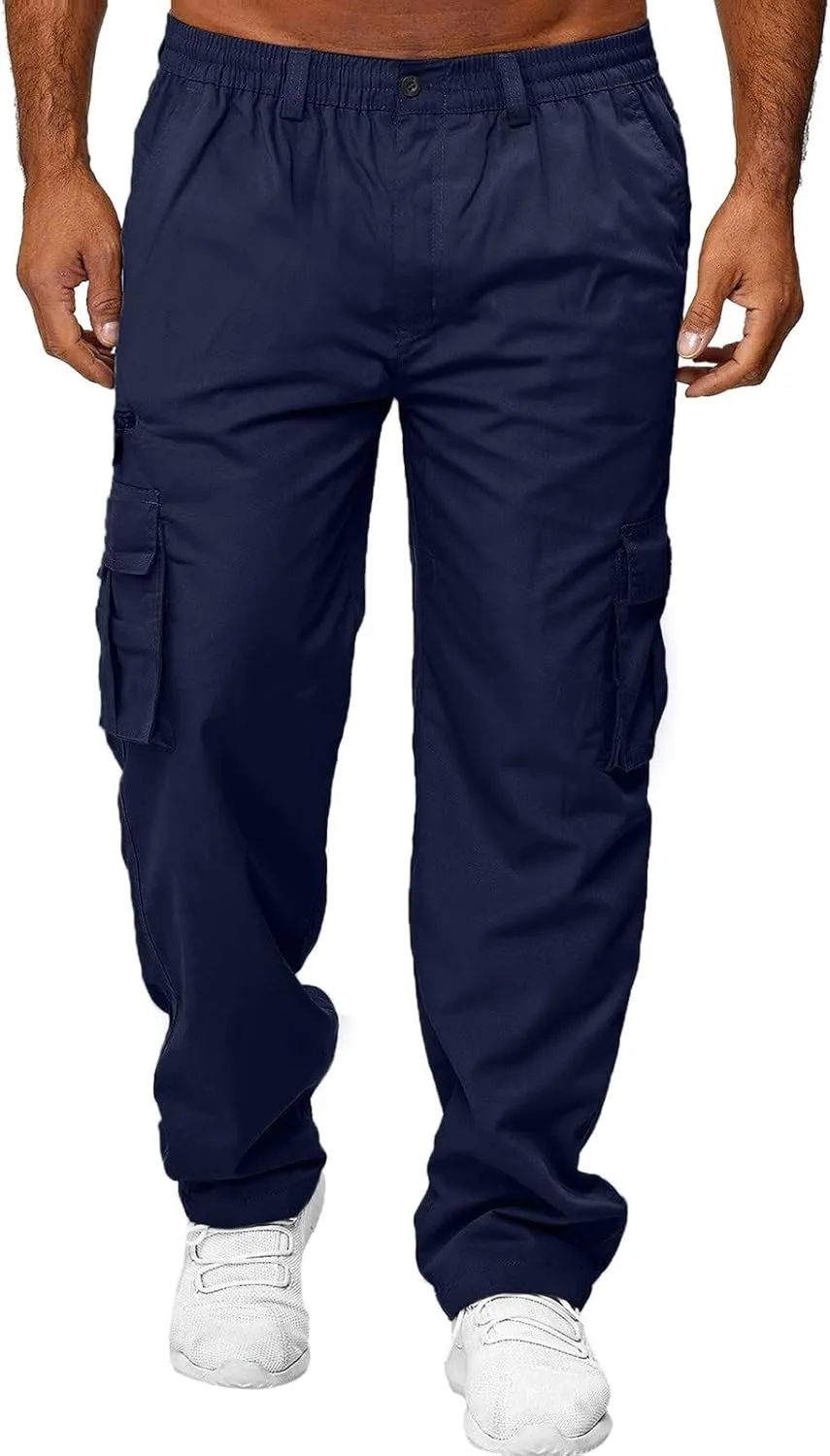Cargo Pants, Multipants - High Stretch Multi-Pocket Durable Cargo Pants