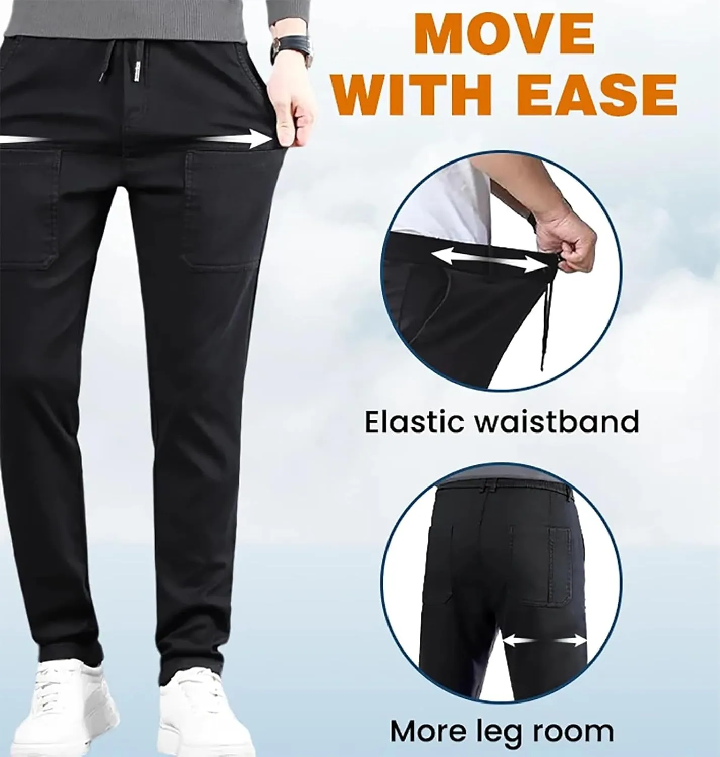 Cargo Pants,Sirmale Multipants - High Stretch Multi-Pocket Durable,Mencomfy Cargo Pants Multipants