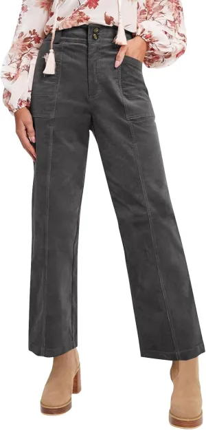 Corduroy Pants for Women High Waist Flare Pants Casual Bell Bottom Wide Leg Trouser 2024 Women Fashions Pants