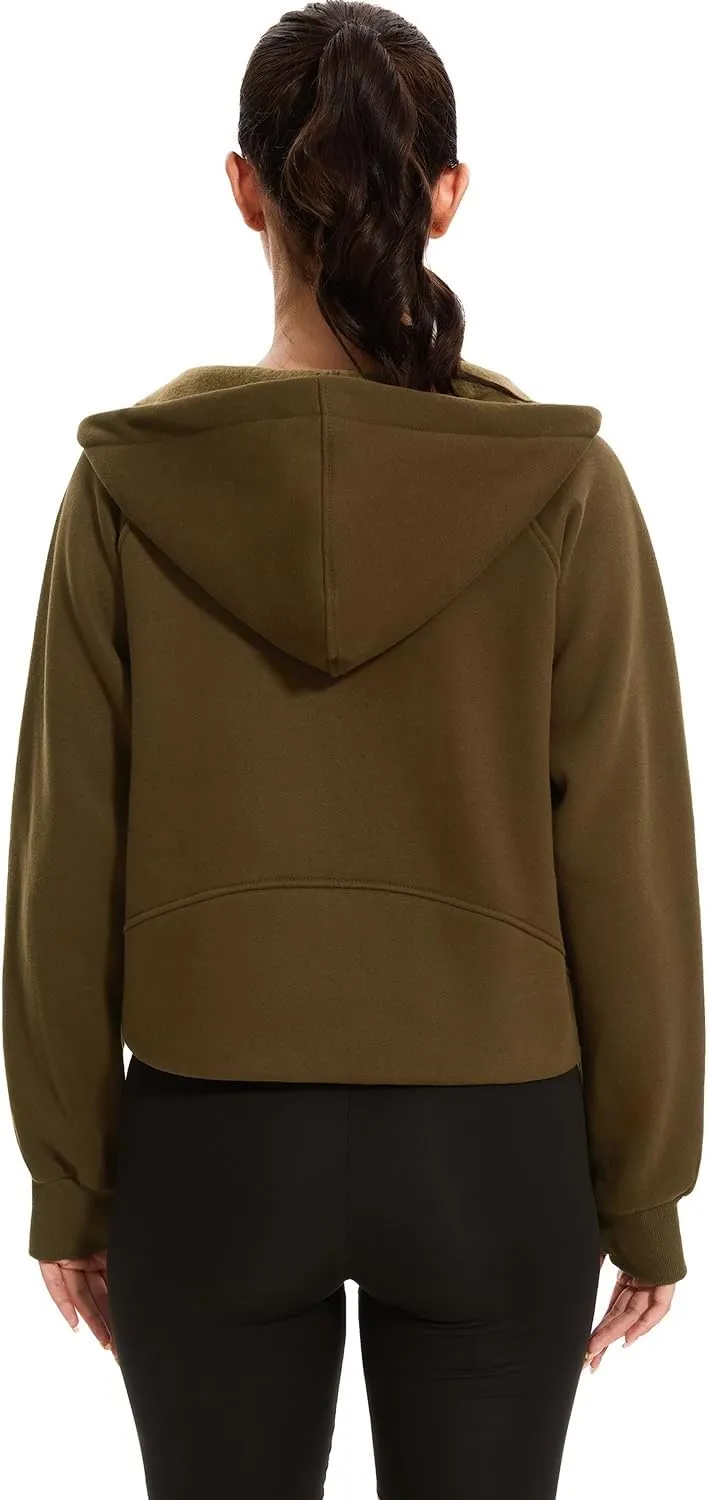 Cosy Pyro Womens Zip Up Hoodies Fleece Jackets Long Sleeve Sweatshirts Fall Fashion Outfits 2025