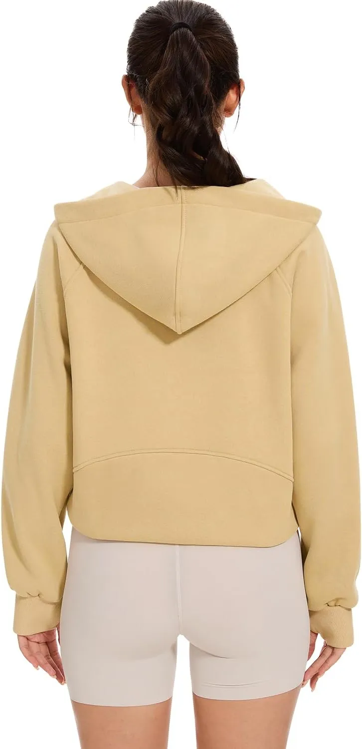 Cosy Pyro Womens Zip Up Hoodies Fleece Jackets Long Sleeve Sweatshirts Fall Fashion Outfits 2025