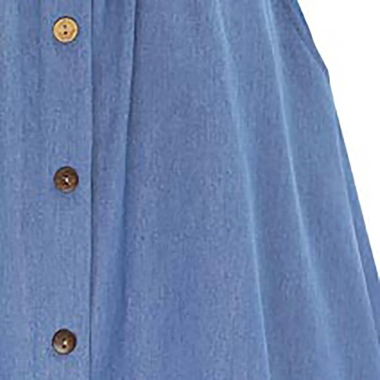 Denim Midi Skirts for Women Summer Casual Elastic High Waisted Buttons Front A-Line Flowy Ruffle Jean Skirt