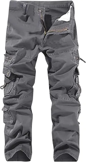 Dgoopd Stretch Mens Cargo Pants Stretch Tactical Water Resistant Ripstop Outdoor Lightweight Work Hiking Pants