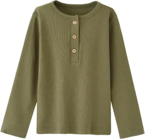 Enfants Chéris Toddler Henley Shirt Boys Long Sleeve Shirts 2-7 Years