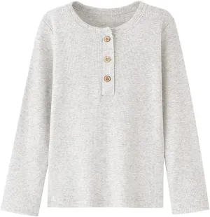 Enfants Chéris Toddler Henley Shirt Boys Long Sleeve Shirts 2-7 Years
