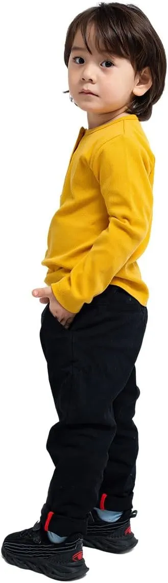 Enfants Chéris Toddler Henley Shirt Boys Long Sleeve Shirts 2-7 Years