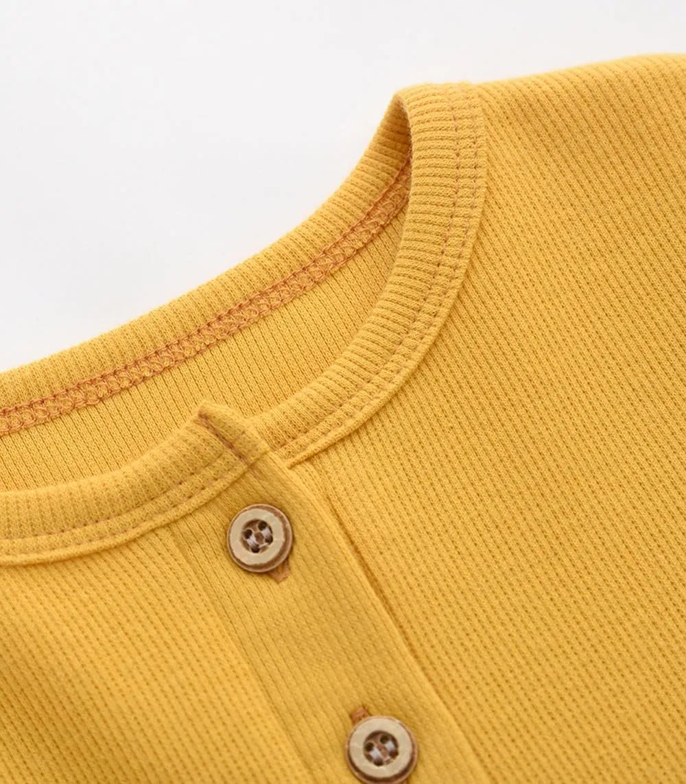 Enfants Chéris Toddler Henley Shirt Boys Long Sleeve Shirts 2-7 Years