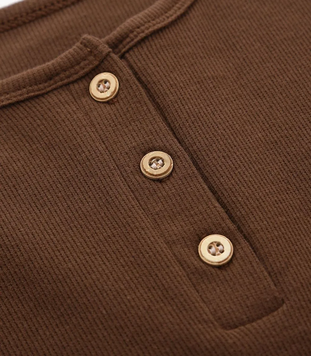Enfants Chéris Toddler Henley Shirt Boys Long Sleeve Shirts 2-7 Years