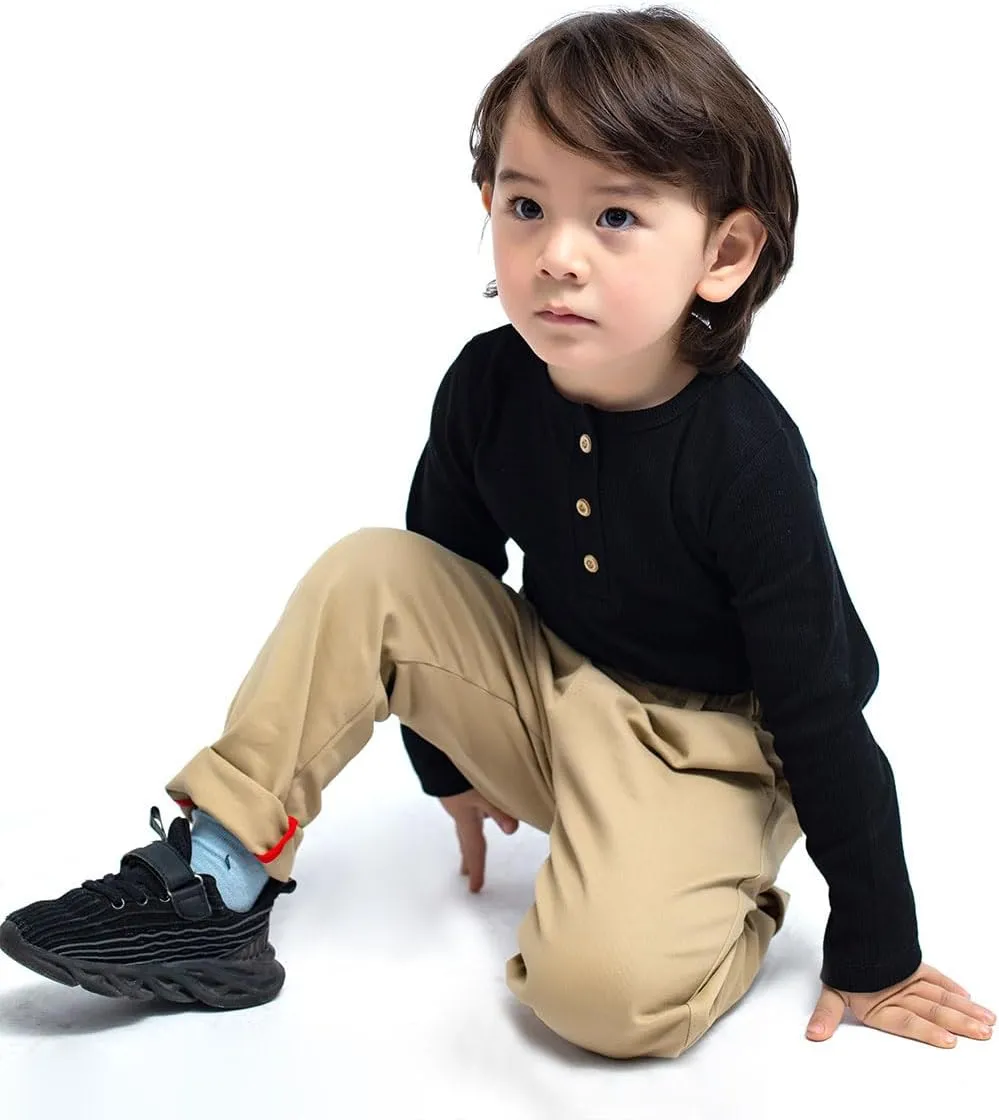 Enfants Chéris Toddler Henley Shirt Boys Long Sleeve Shirts 2-7 Years
