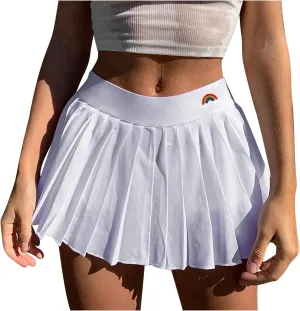 Fashion Mini Skirt for Women Skirt Pleated Pattern Zipper Sexy Cute Sexy Thin Side Women's Skirt Short Skirt Mini