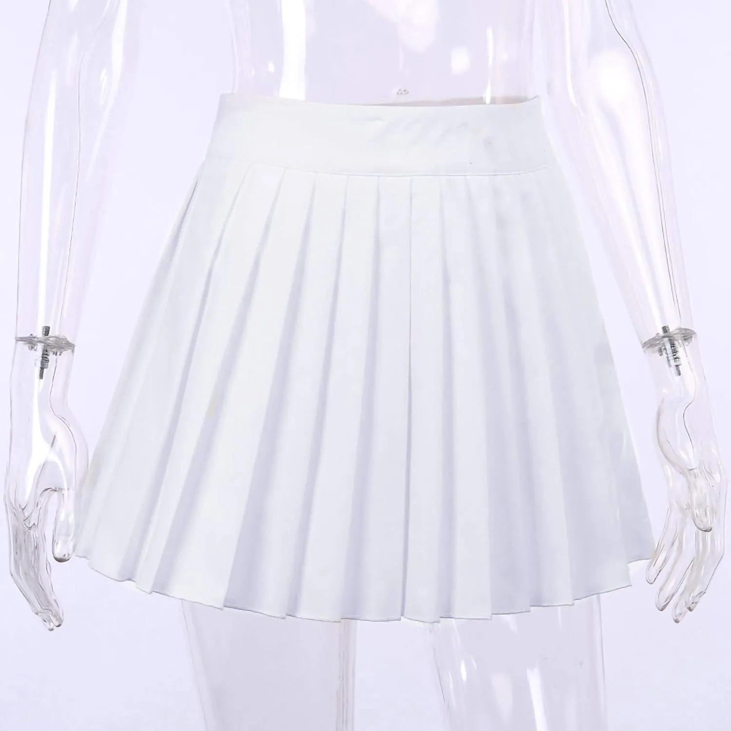 Fashion Mini Skirt for Women Skirt Pleated Pattern Zipper Sexy Cute Sexy Thin Side Women's Skirt Short Skirt Mini