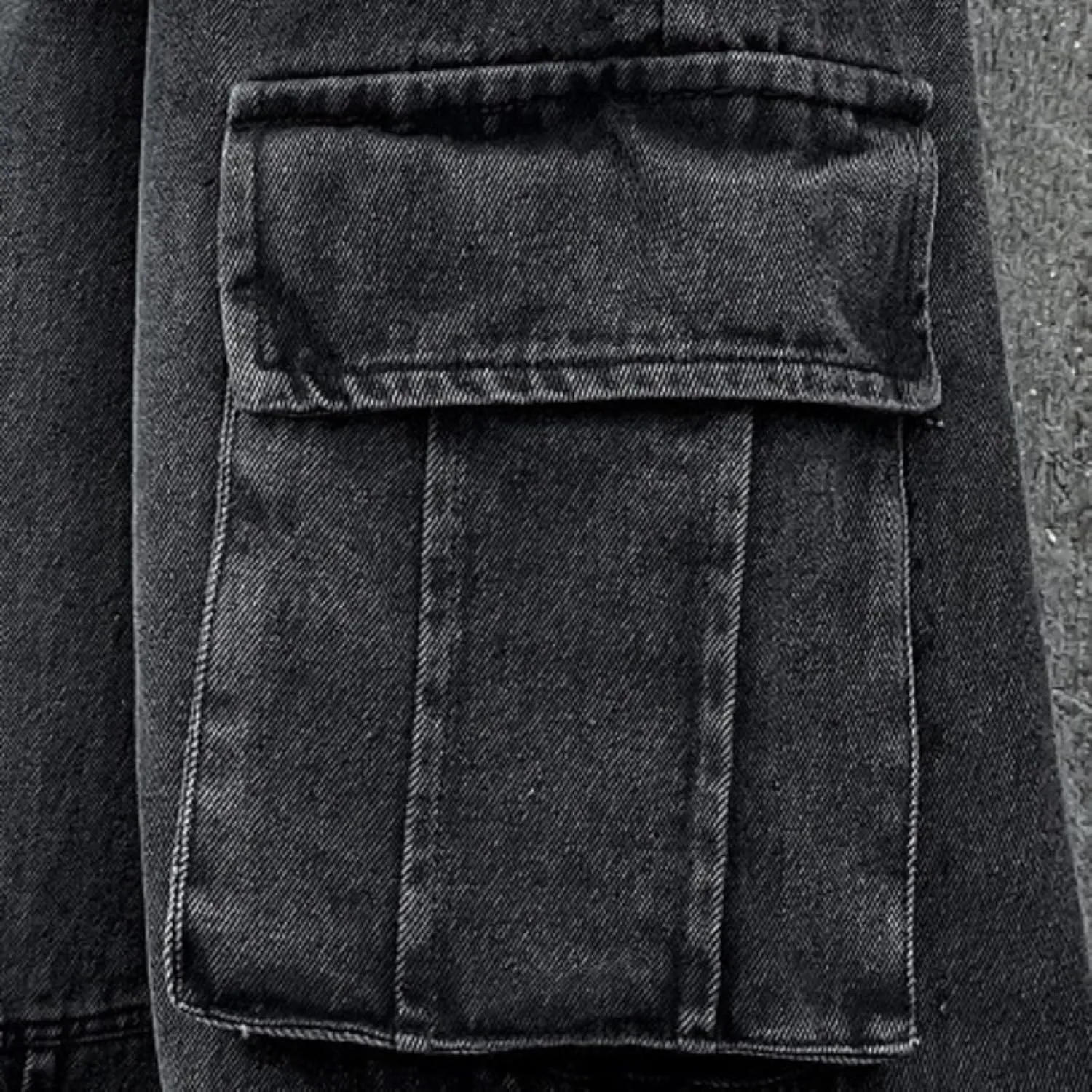 Girls Toddler Work Jeans Kids Straight Wide Leg Cargo Denim Pants with Big Pockets Loose Fit Baggy Casual
