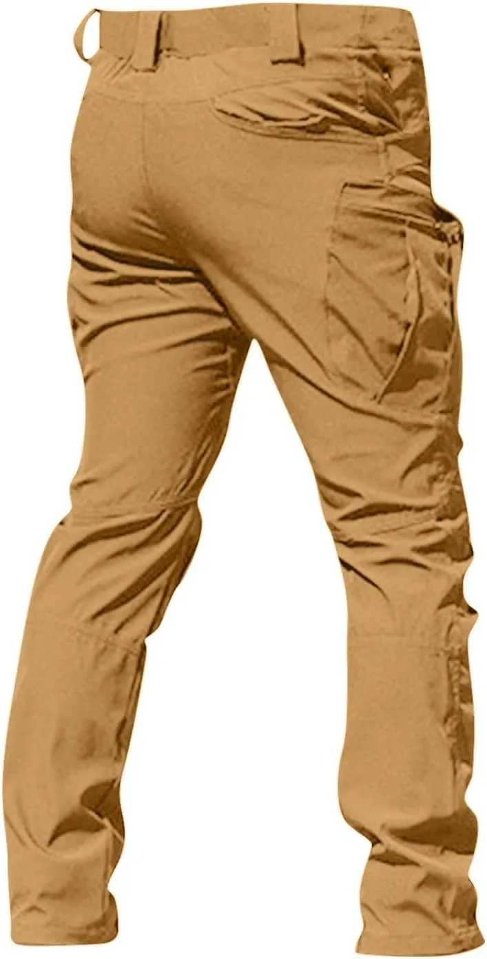 Hiking Pants Men Outdoor Travel Camping Cargo Work Pants Ripstop Resistant Waterproof Pockets Flexcamo Tactical Pant