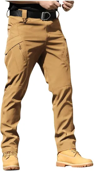 Hiking Pants Men Outdoor Travel Camping Cargo Work Pants Ripstop Resistant Waterproof Pockets Flexcamo Tactical Pant