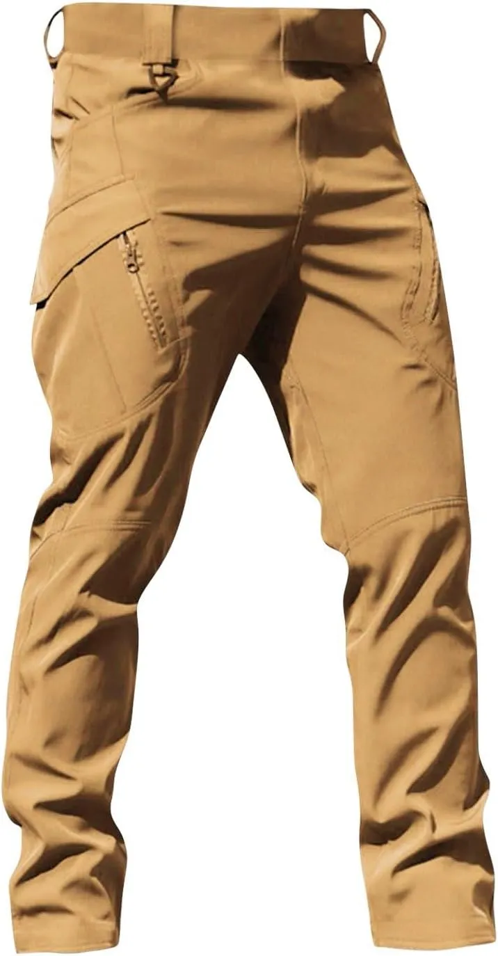 Hiking Pants Men Outdoor Travel Camping Cargo Work Pants Ripstop Resistant Waterproof Pockets Flexcamo Tactical Pant
