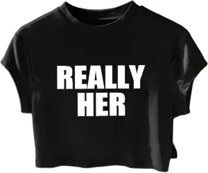 Hilinker Women's Graphic Crop Tops Short Sleeve Shirts Casual Cute Summer Tee