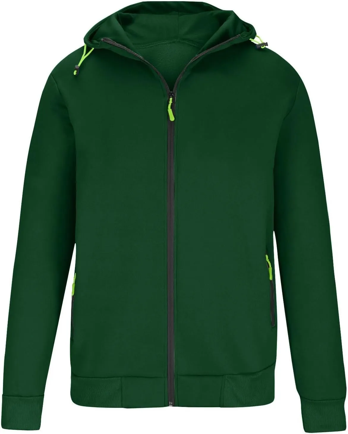 Hoodies for Men Zip up Fall Spring Casual Long Sleeve Sweatshirts Sports Training Hooded Jackets with Zip Pockets