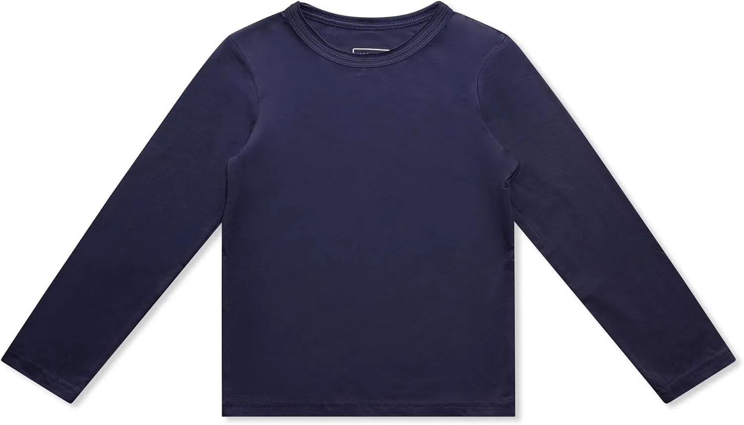 INGEAR Boys Long Sleeve Shirt - Soft Cotton Blend Crewneck Tee - Fall Kids School Uniform Perfect Layering Piece