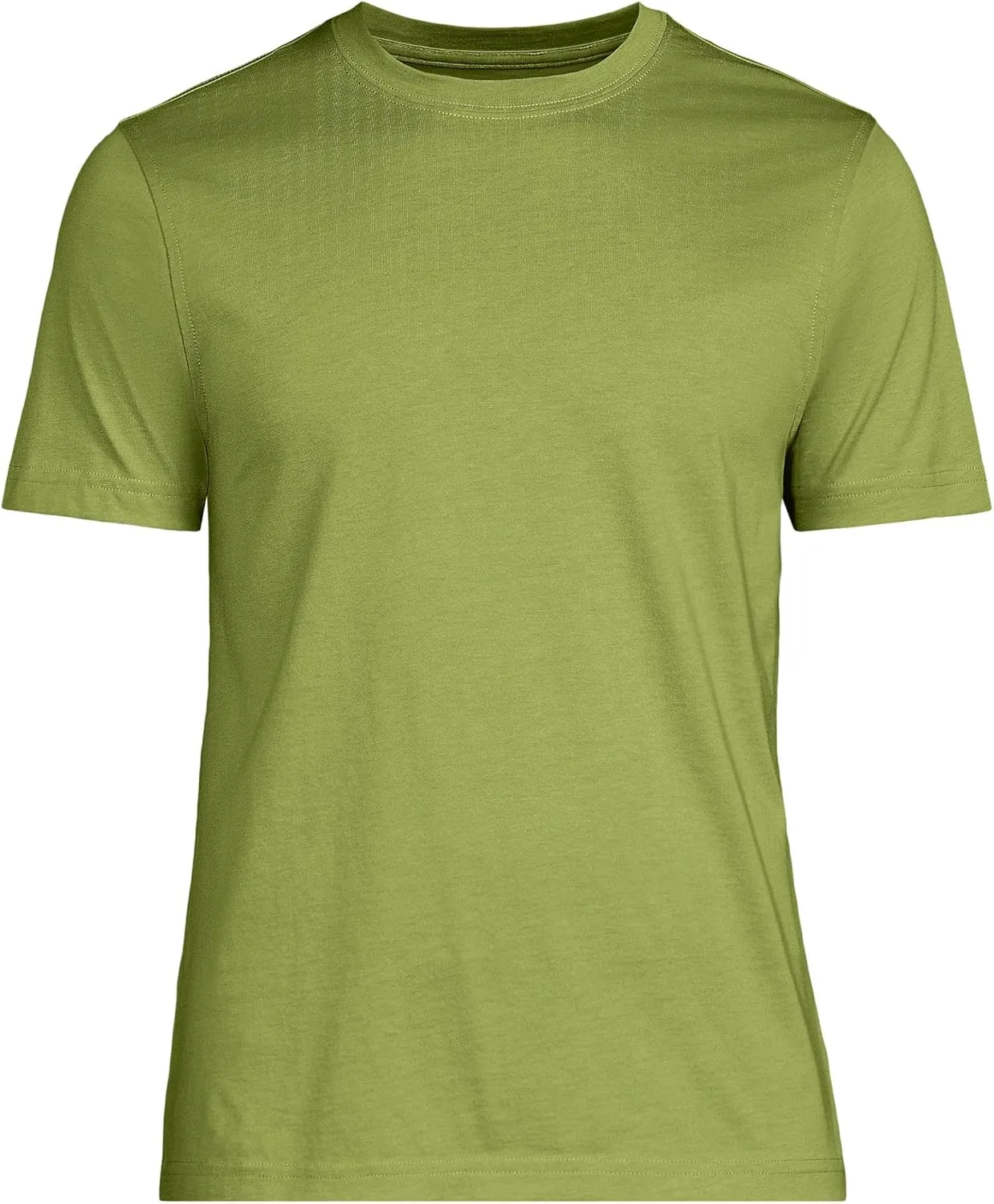Lands' End Men's Short Sleeve American-Grown Supima Cotton Tee