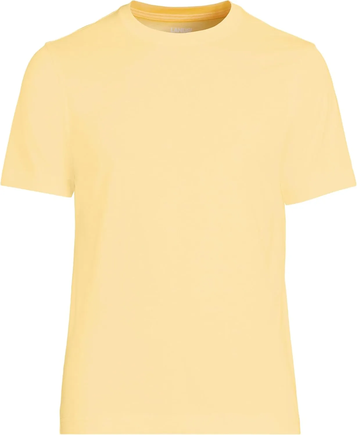 Lands' End Men's Short Sleeve American-Grown Supima Cotton Tee