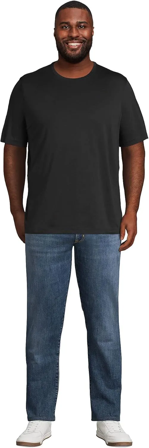 Lands' End Men's Short Sleeve American-Grown Supima Cotton Tee