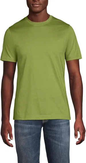 Lands' End Men's Short Sleeve American-Grown Supima Cotton Tee