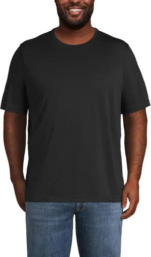 Lands' End Men's Short Sleeve American-Grown Supima Cotton Tee