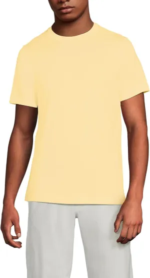 Lands' End Men's Short Sleeve American-Grown Supima Cotton Tee