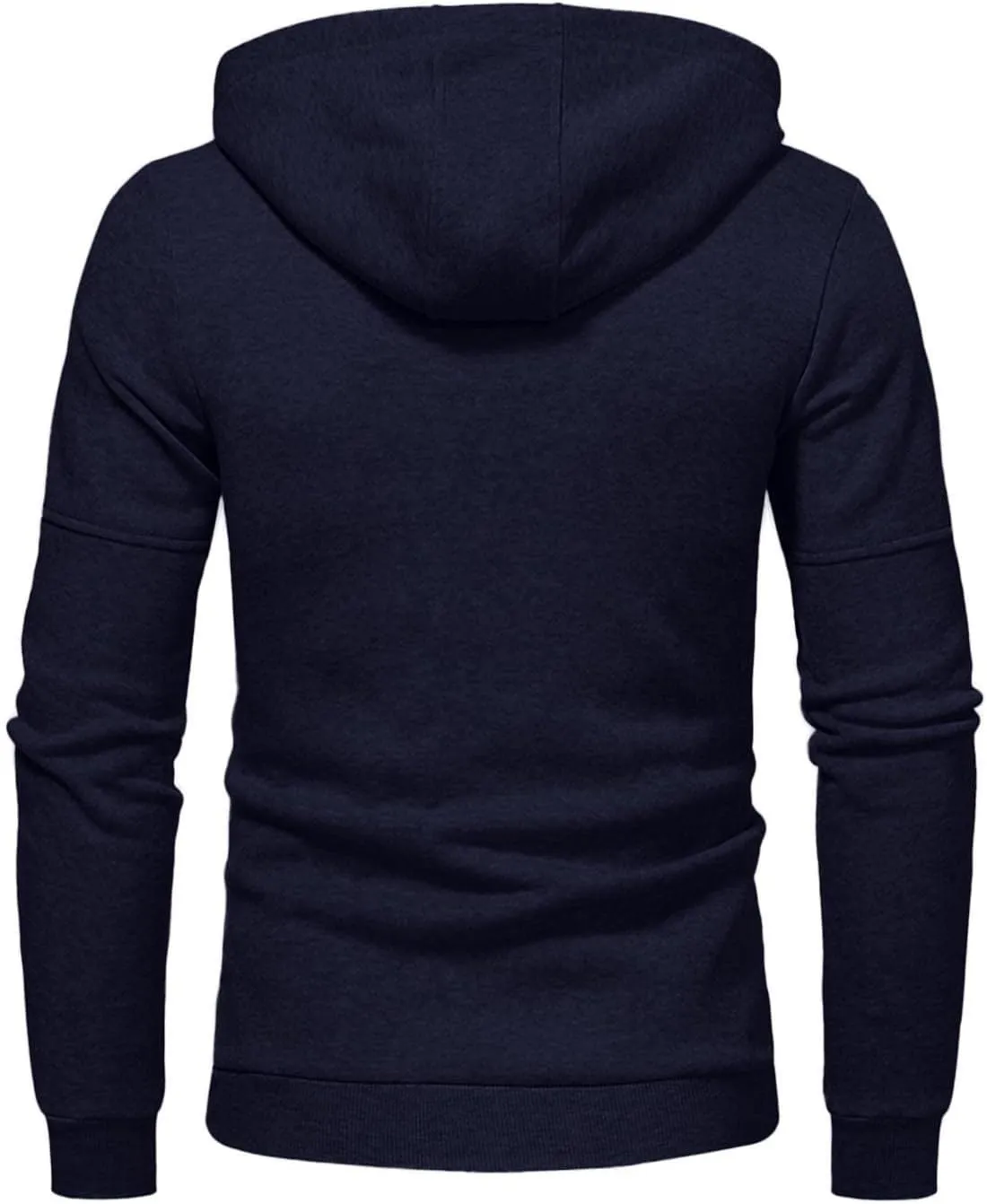 LCMTWX Hoodies for Guys Winter Casual Loose Solid Hooded Sweater Top With Zip Pockets Men's Hooded Fleece Sweatshirt Men's