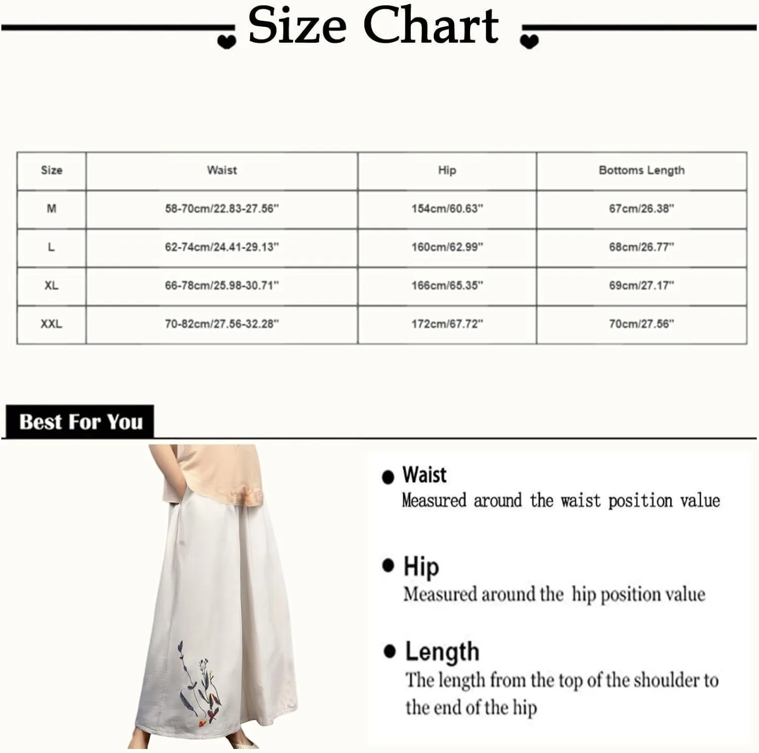 Maxi Skirts For Women Summer Embroidered Print A Line Elastic Waist Loose Flowy Trendy Casual with Pockets 2025