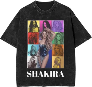 Men Women Unisex Vintage Oversized Drop Shoulder Short Sleeve T-Shirts Cool Shirts Tops