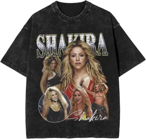Men Women Unisex Vintage Oversized Drop Shoulder Short Sleeve T-Shirts Cool Shirts Tops