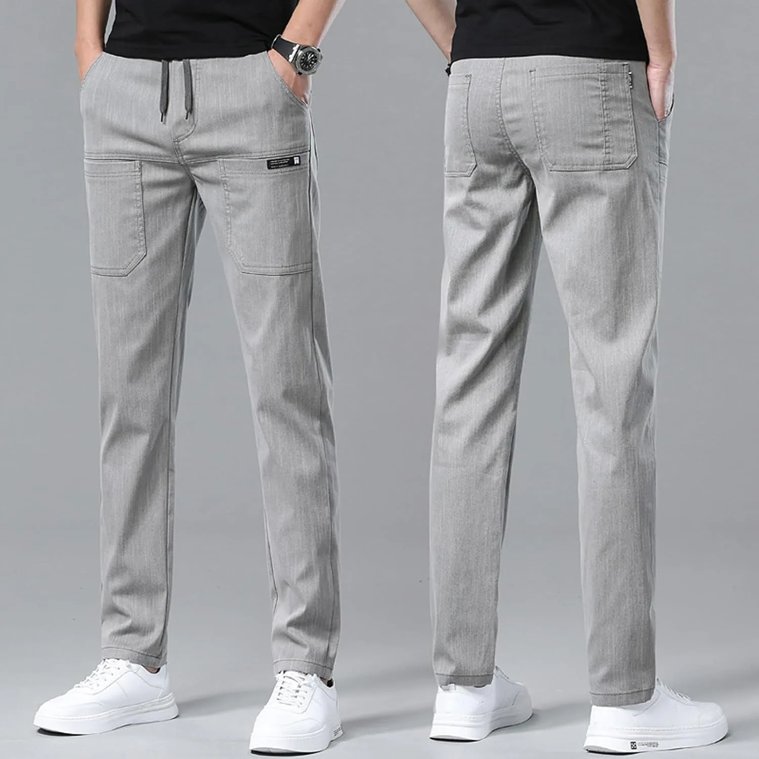 Mencomfy Cargo Pants, MultiPants - High Stretch Multi-Pocket Durable Cargo Pants for Men