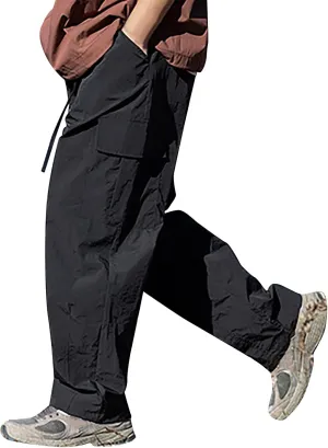Mens Blue Cargo Work Pants Green Work Pants for Men Baggy Loose fit Harem Pants for Men Men's Pants Casual Relaxed fit