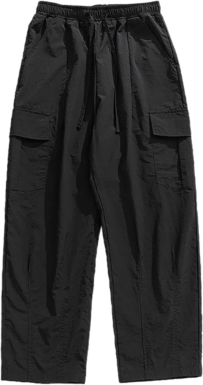 Mens Blue Cargo Work Pants Green Work Pants for Men Baggy Loose fit Harem Pants for Men Men's Pants Casual Relaxed fit
