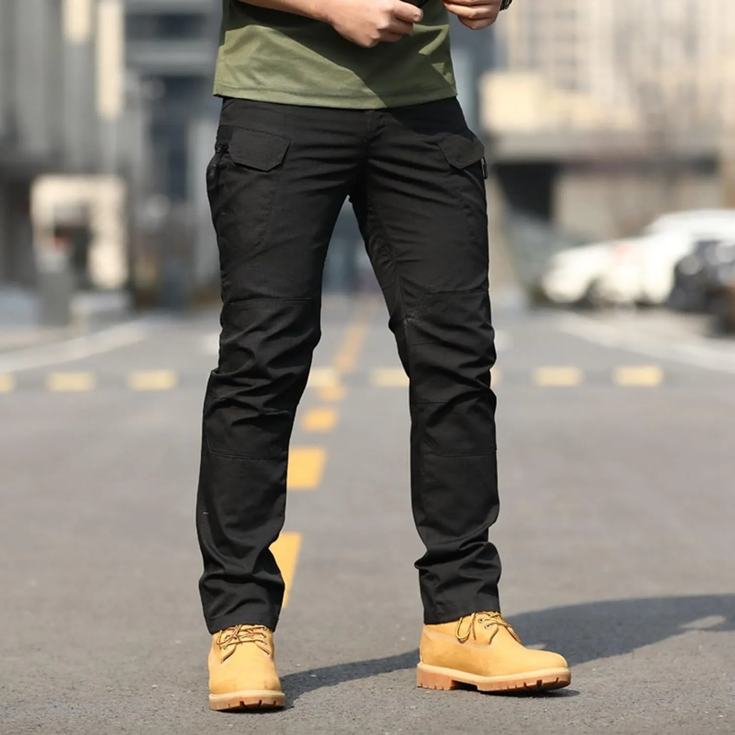 Mens Cargo Pants Hiking Pants Workout Joggers Relaxed Fit Flex Work Pants for Men
