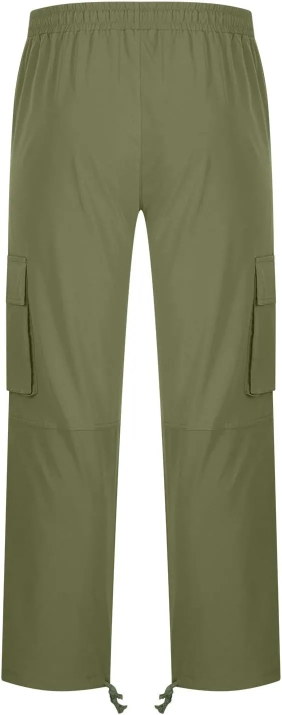 Mens Cargo Pants Lightweight Work Pants Straight Leg Sweatpants Casual Loose Fit Joggers Workout Sport Athletic Pants