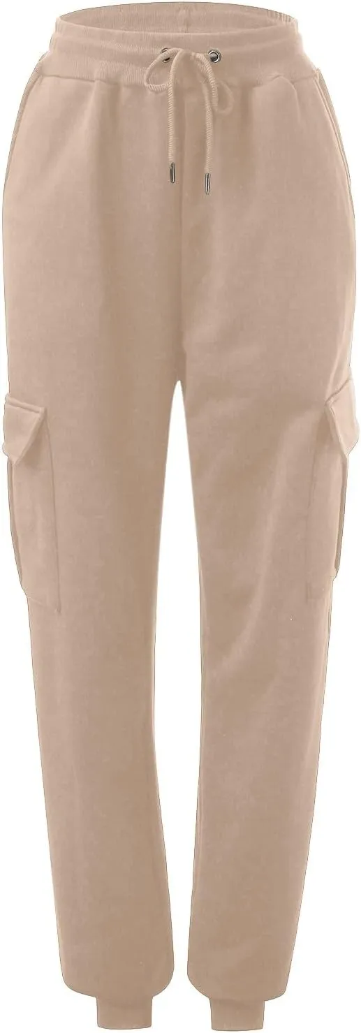Mens Cargo Pants Relaxed Fit Pants Joggers Sweatpants Athletic Casual Workout Running Pants with Multi Pockets