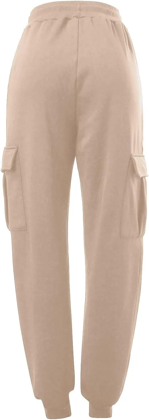 Mens Cargo Pants Relaxed Fit Pants Joggers Sweatpants Athletic Casual Workout Running Pants with Multi Pockets