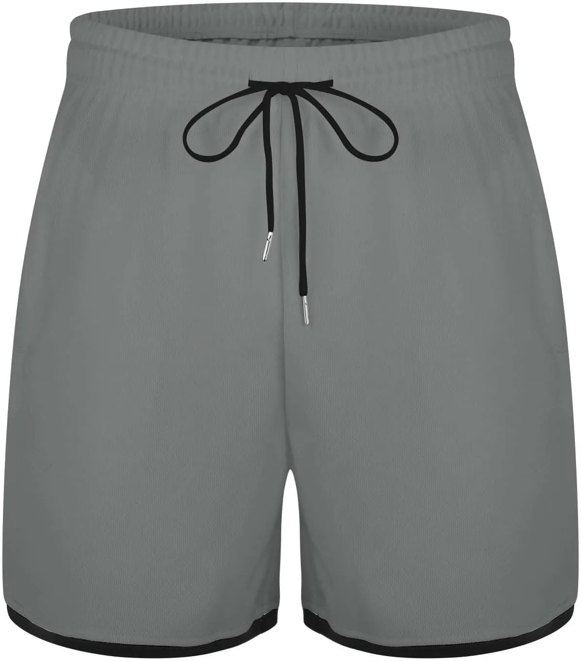 Men's Casual Sweat Athletic Shorts Quick-Dry Lightweight Outdoor Running Shorts Elastic Waist Gym Jogger Short