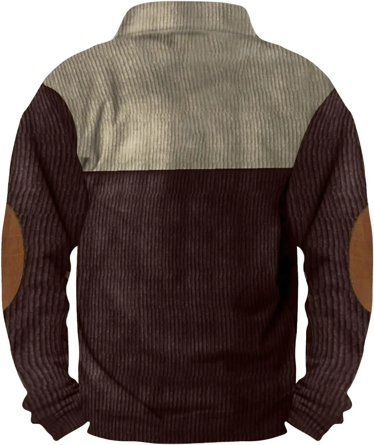 Mens Corduroy Sweatshirt Fall Casual Pullover Oversized Workout Running Active Long Sleeve Sweatshirt