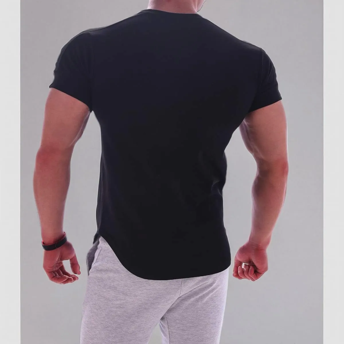 Mens Muscle Cotton Lightweight Workout Short Sleeve T-Shirts Gym Sweat Tee T24