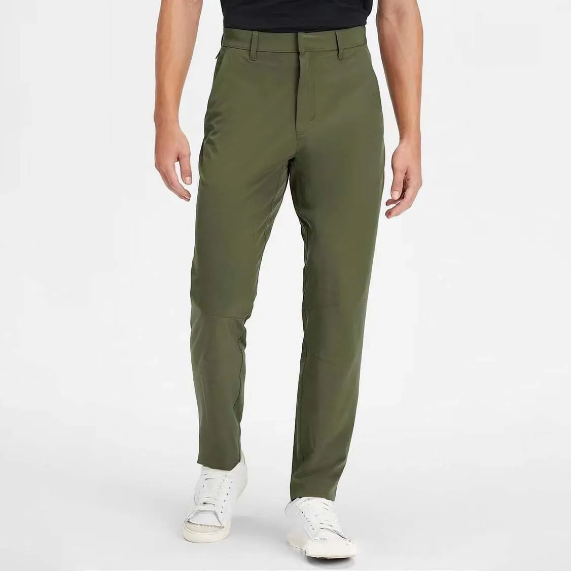 Mens Slim Fit Flat-Front Chinos Pants Stretch Business Casual Dress Pants Big and Tall Wrinkle Free Work Suit Pant