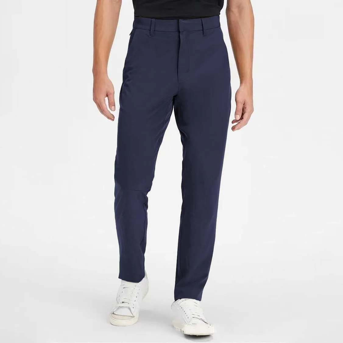 Mens Slim Fit Flat-Front Chinos Pants Stretch Business Casual Dress Pants Big and Tall Wrinkle Free Work Suit Pant