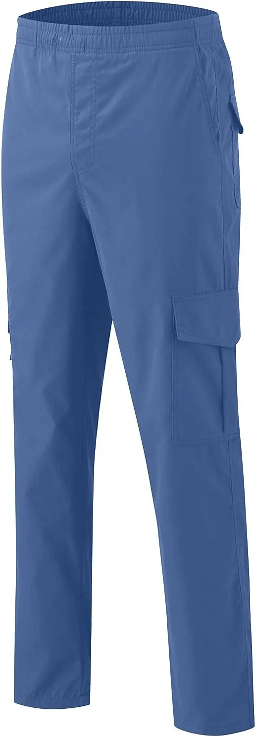 Men's Stretch Cargo Pants, Hiking Multi-Pocket Tactical Work Slim Fit Cargo Pants for Men Casual Jogging Pants