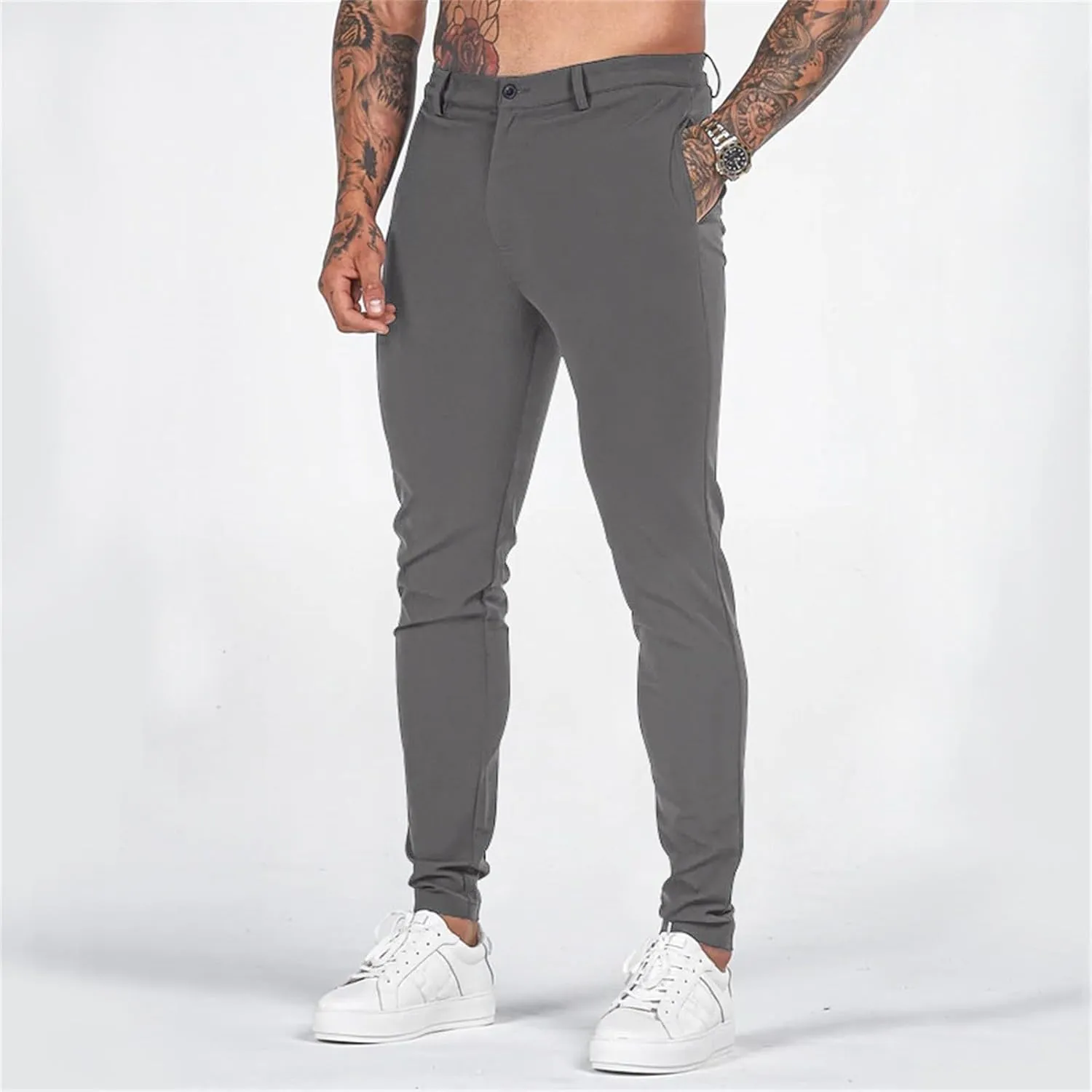 Mens Stretch Dress Pants Slim Fit Corduroy Trousers Mens Skinny Corduroy Pants for Young Men Hiking Cargo Shorts Men